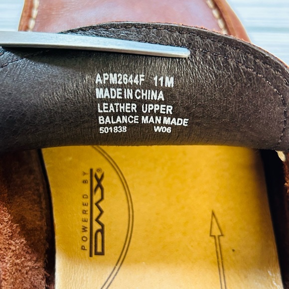 Men’s Rockport Slip On Penny Loafer Brown Leather Junction Point Shoes 11 M NH - Picture 11 of 12